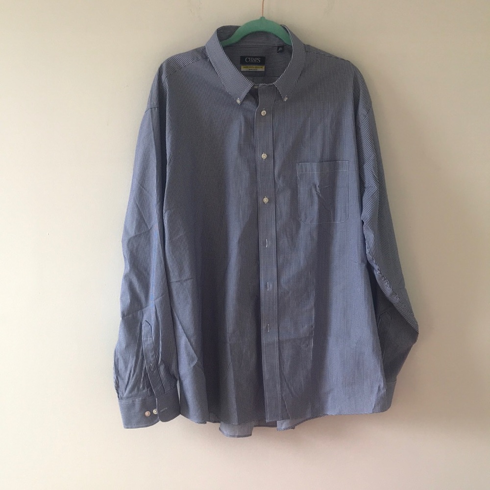 Chaps men long‎ sleeve button up